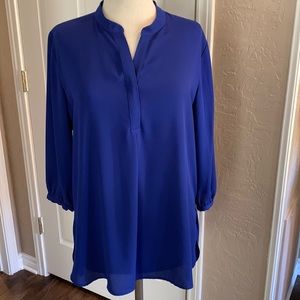 Royal blue tunic. Size 12